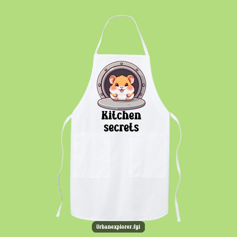 Funny Hamster Chef Apron: Hilarious Kitchen Accessory, Perfect Funny Gift!