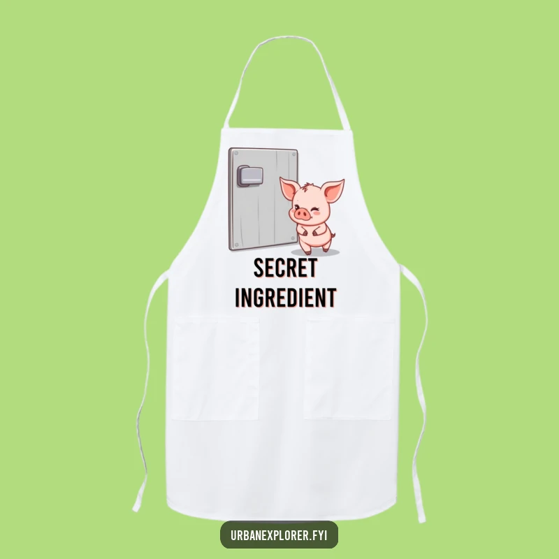 Funny Piglet Chef Apron: Hilarious Kitchen Accessory, Perfect Funny Gift!