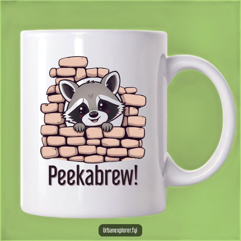 Funny Raccoon Mug - Cheeky & Humorous Gift for the Mischievous Friend
