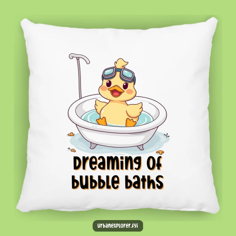 Comfy Funny Kawaii Duck Pillow: Cuddle Up with Bath Time Joy
