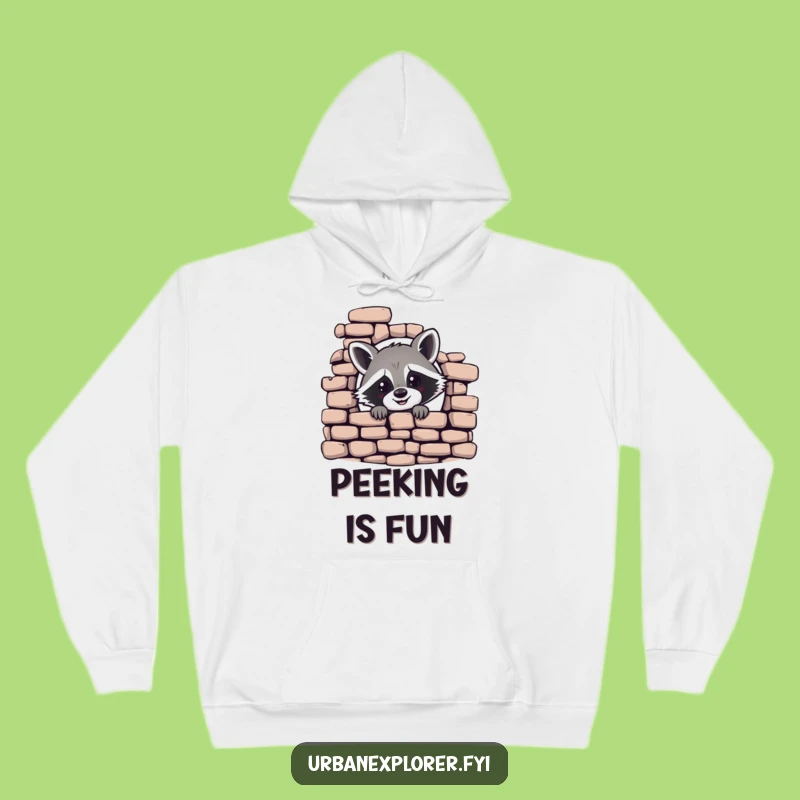 Funny Raccoon Hoodie - Cozy & Humorous Gift for the Sneaky Soul