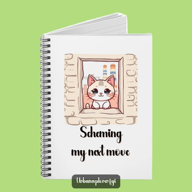 Funny Kawaii Cat Journal - Hilarious Notepad for Creative Thoughts & Ideas