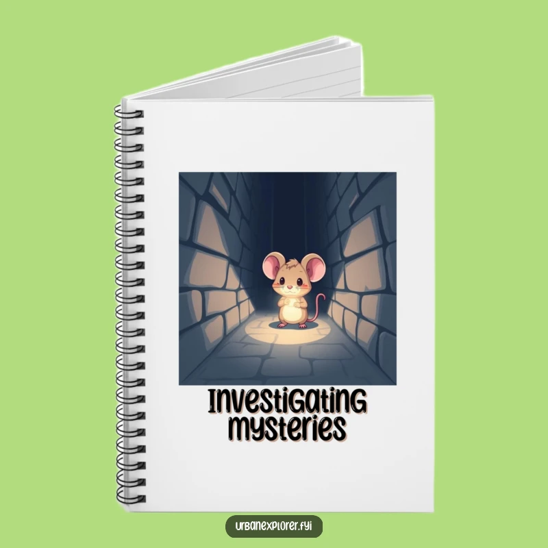 Funny Mouse Explorer Notebook: Tiny Discoveries Capture, Perfect Funny Gift for Writers!