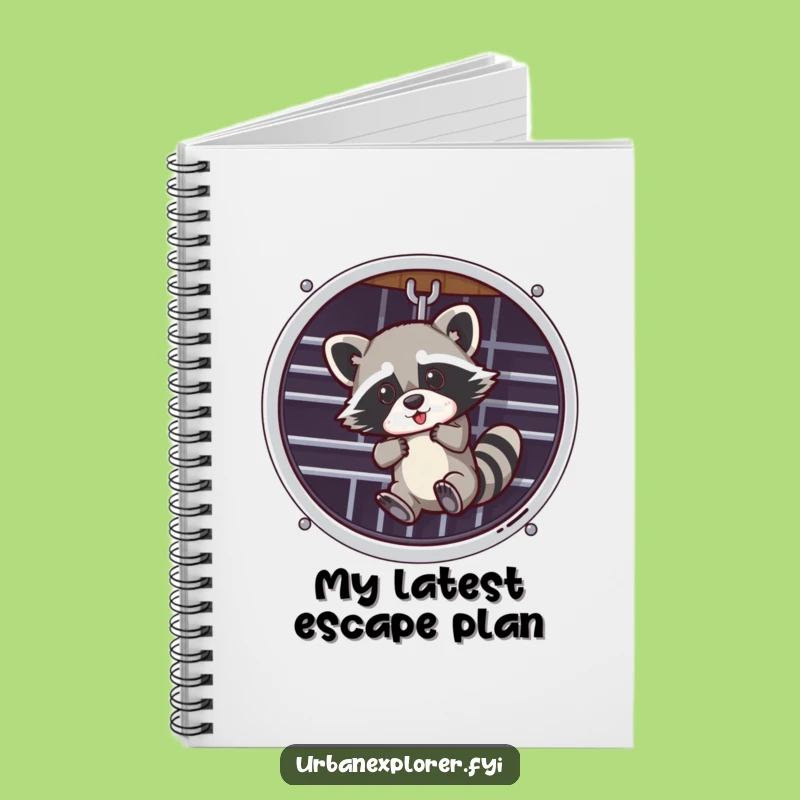 Funny Raccoon Notebook: Jot Down Your Thoughts with This Hilarious Journal!