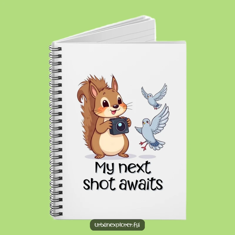 Funny Squirrel Notebook: Hilarious Photography Journal, Gift for Writers