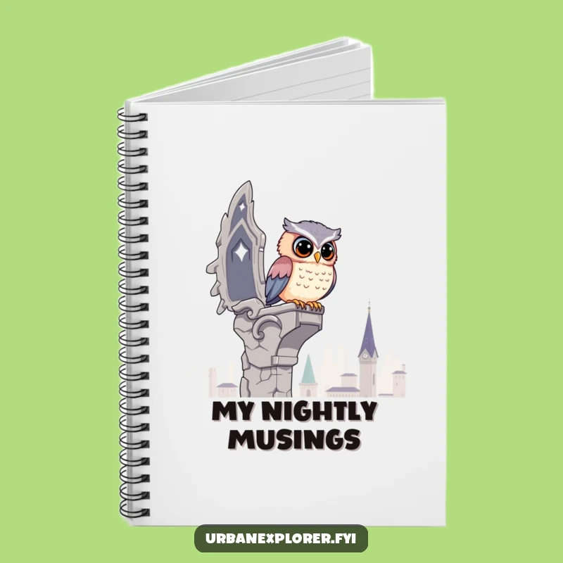 Funny Kawaii Owl Notebook - Hilarious Journal for Wise Thoughts