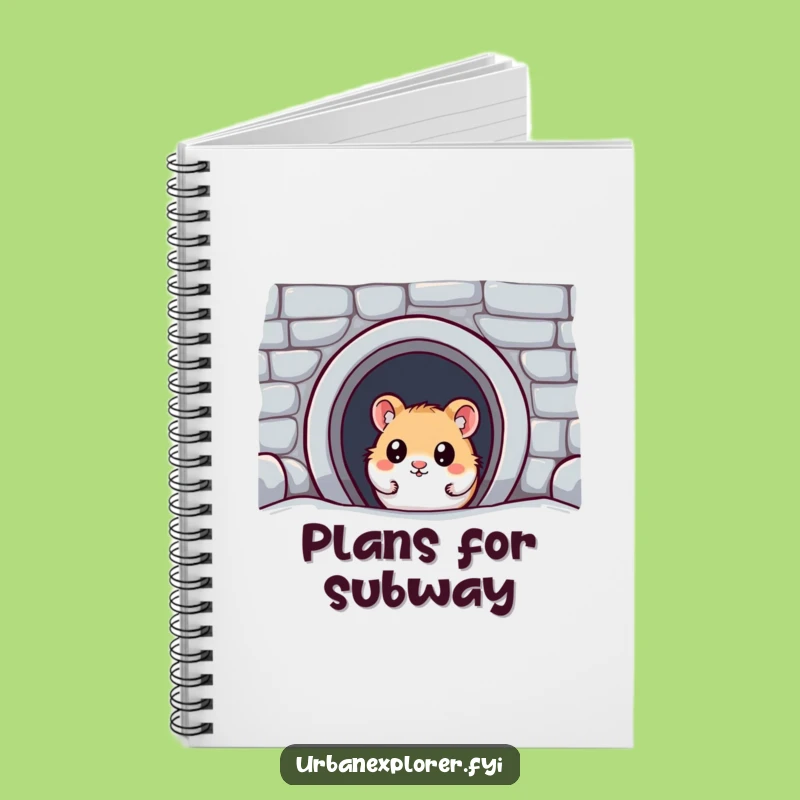 Funny Kawaii Hamster Notebook - Hilarious Journal for New Discoveries