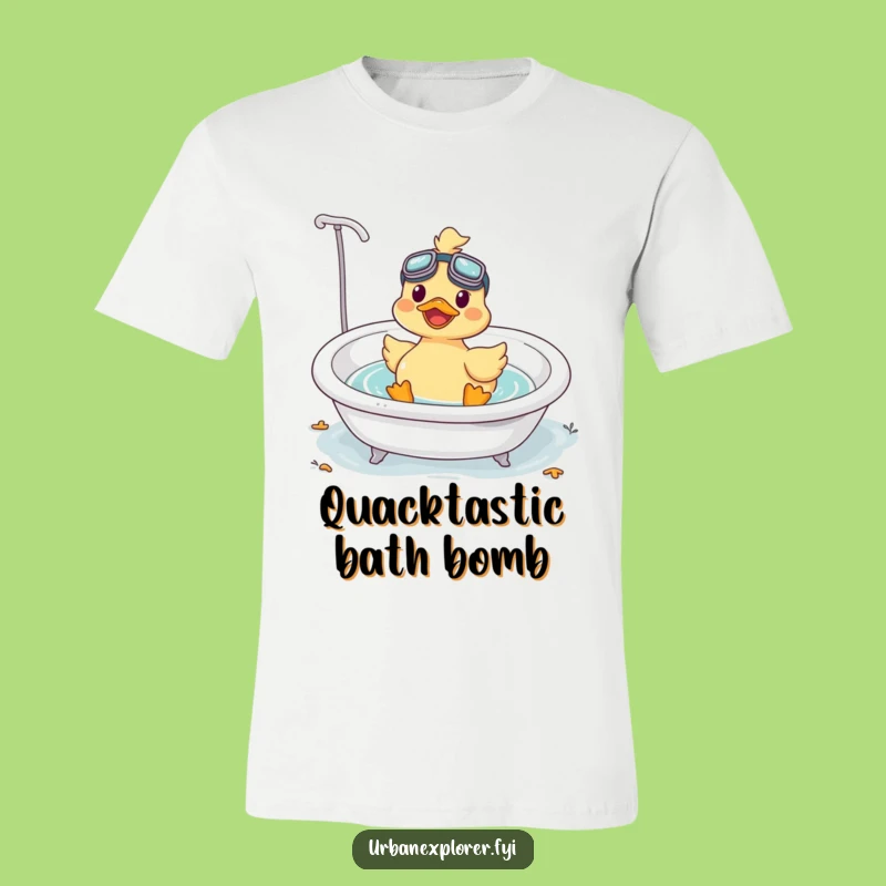 Funny Kawaii Duck T-Shirt: Splashy Style for Your Wardrobe
