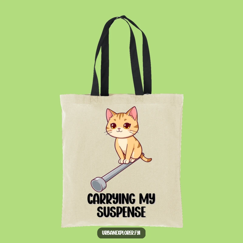 Funny Cat Balancing Tote Bag: A Practical & Funny Gift for Everyday Adventures